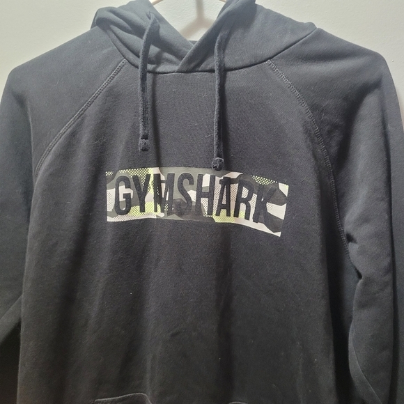 Gymshark Black Pullover Hoodie M - Picture 2 of 6